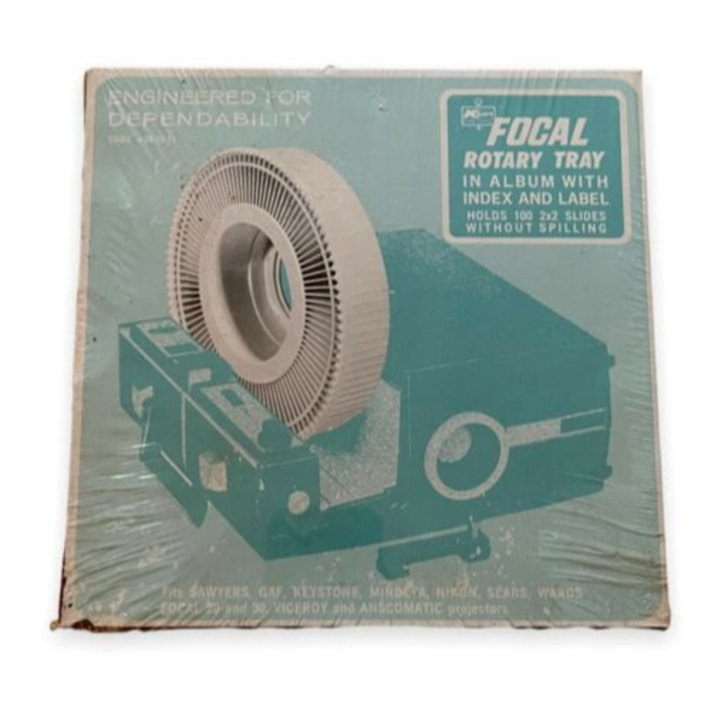 Focal Rotary Tray In Album With Index And Label Holds 100 2 X 2 Slides